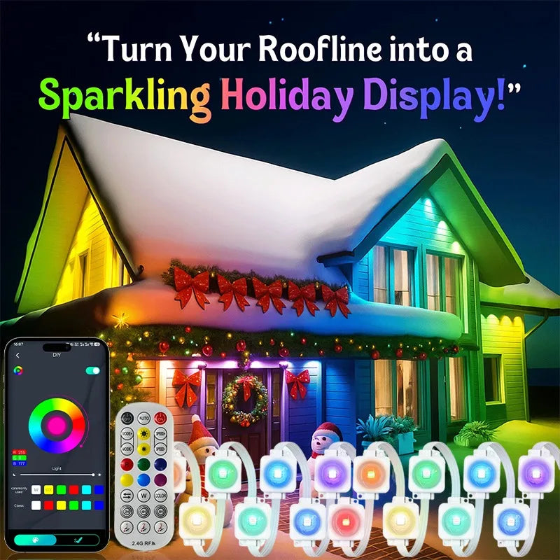 Smart RGB Eave Lights App & Remote