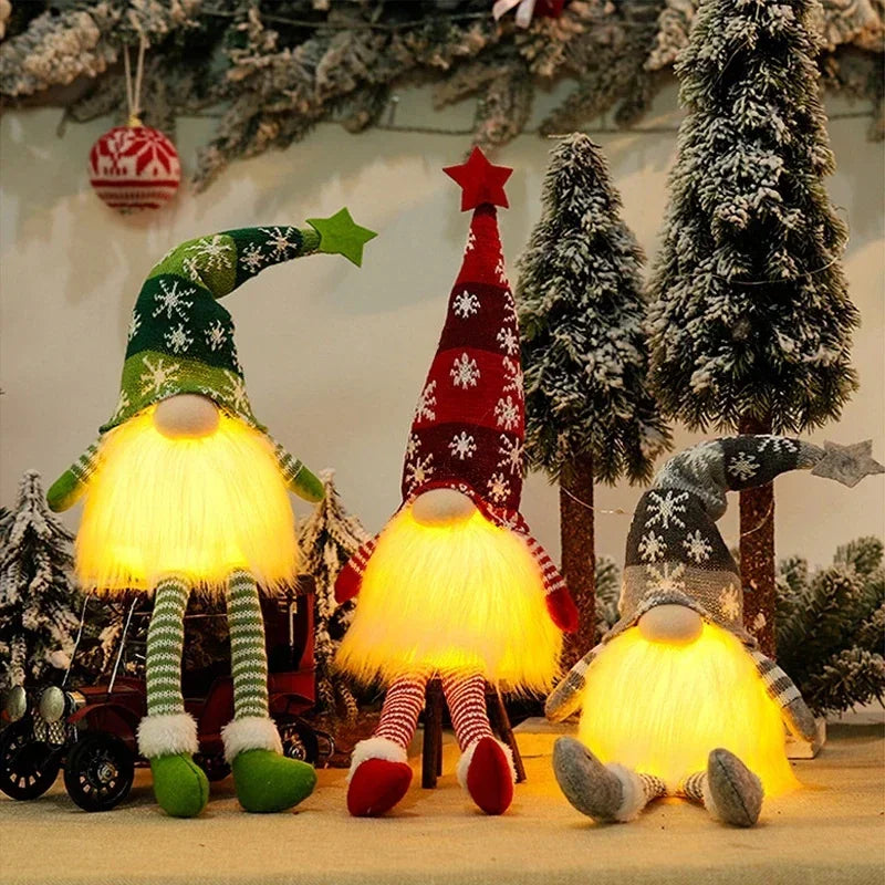 Cozy Glow Gnome Ornaments