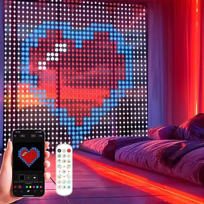 Smart Music LED Curtain Lights