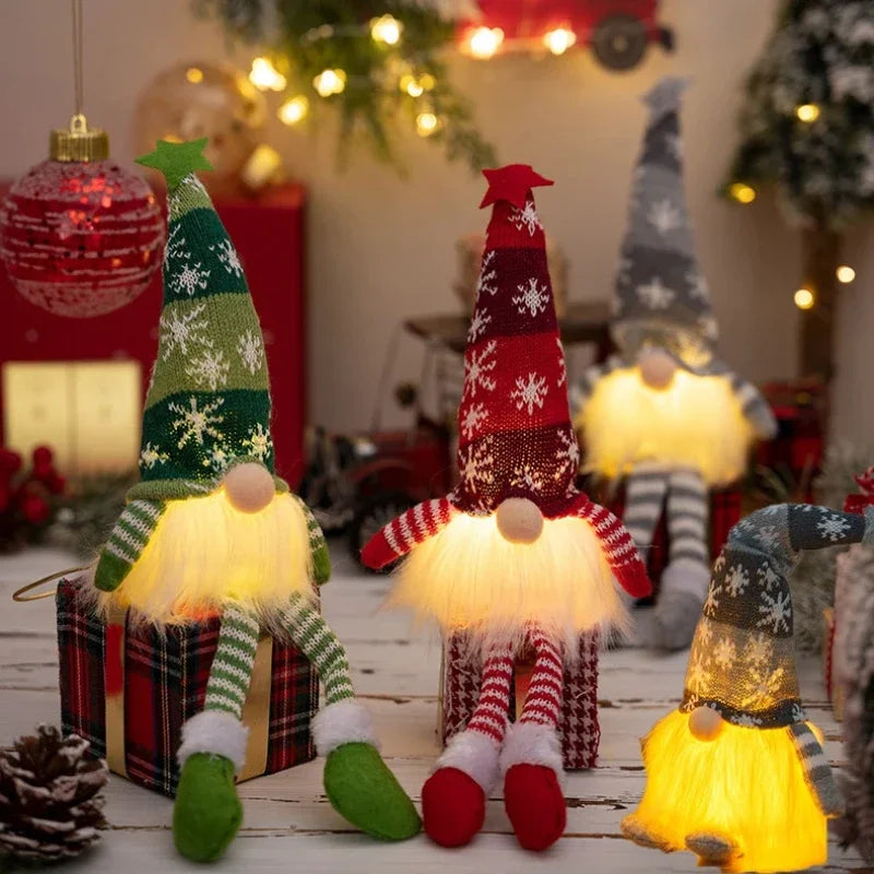 Cozy Glow Gnome Ornaments