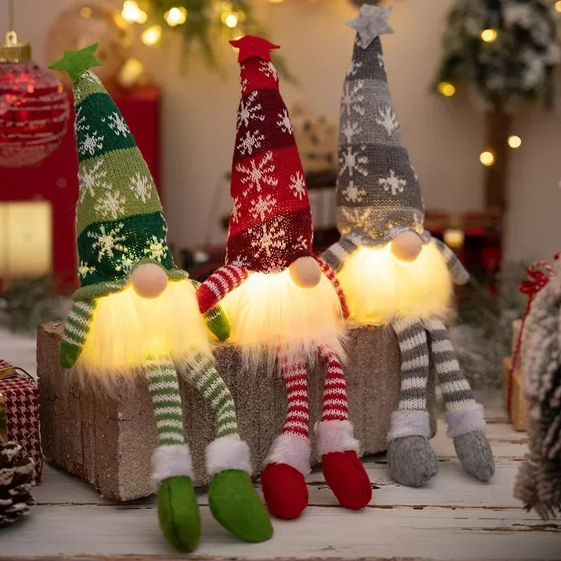 Cozy Glow Gnome Ornaments