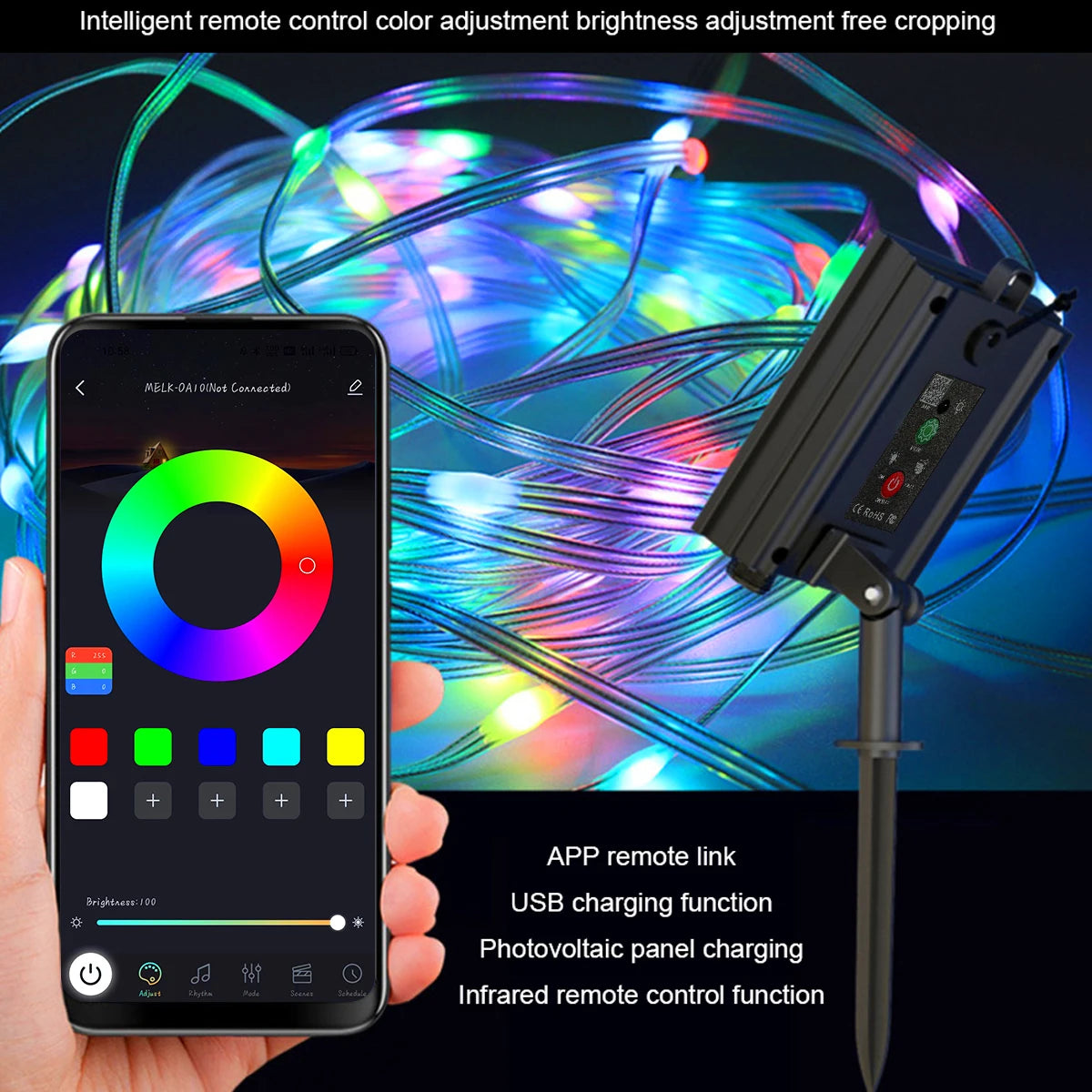 Dreamy Solar String Lights