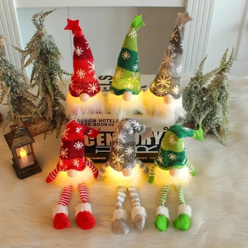 Cozy Glow Gnome Ornaments